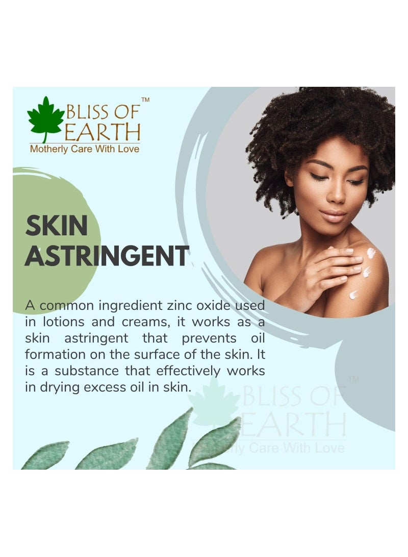BLISS OF EARTH Bliss of Earth 16oz Zinc Oxide Powder Non-Nano & Uncoated for Skin, Face, Cosmetic & DIY Product 453Gm Pack of 5  - Image 5