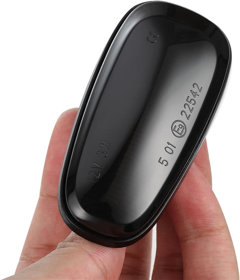 QASULER Smoke Dynamic Flowing Side Marker Turn Signal Lights - Image 3