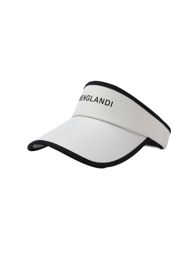 NIBEMINENT Sport Sun Visor Hats, Summer Spring Outdoor Sports Lightweight Empty Top Baseball Cap Cotton Ball Caps for Cycling Running, Tennis, Golf & All Sports - Women and Men - Image 1