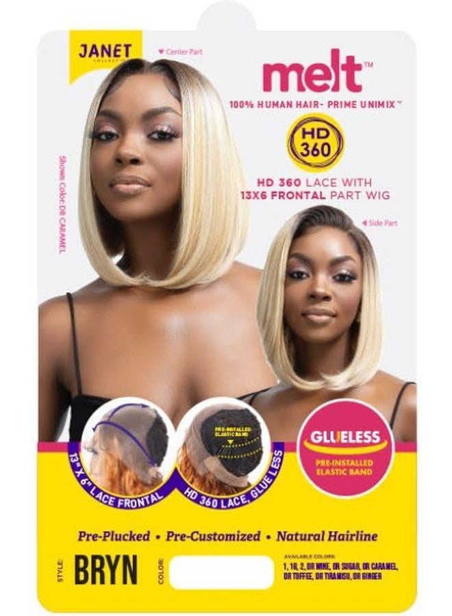 Janet Collection Melt 100% Human Hair-Prime Unimix HD 360 Lace 13x6 Frontal Wig - Bryn - Image 4