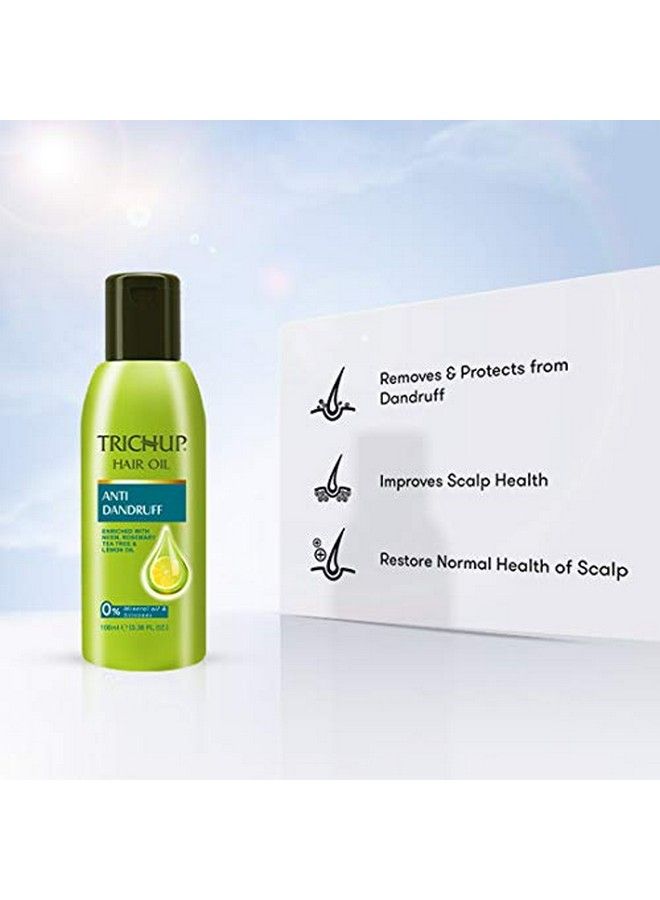 TRICHUP مجموعة مكافحة القشرة (زيت مكافحة القشرة (100 مل) شامبو مكافحة القشرة (200 مل) (عبوة من 2)  - Image 4