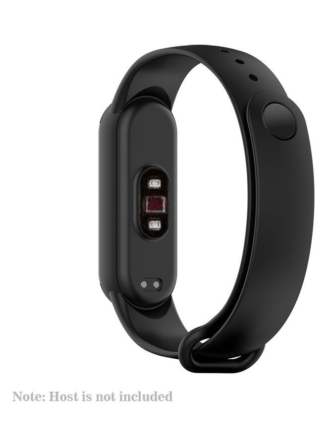 اليشمك سوار بديل لساعة شاومي مي باند 5/6. أسود - Image 5