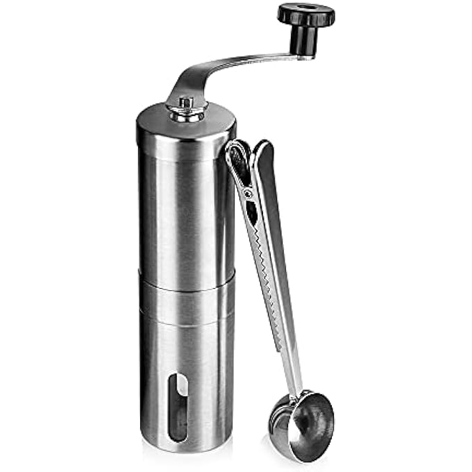 CENPEK Stainless Steel Manual Coffee Grinder  Mini Coffee Bean Grinder With Adjustable Adjustment - Image 1