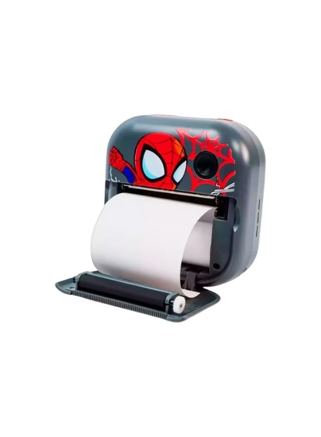 Spiderman Theme Print Camera kid-friendly digital camera snap photos, print them instantly in black & white - Image 3