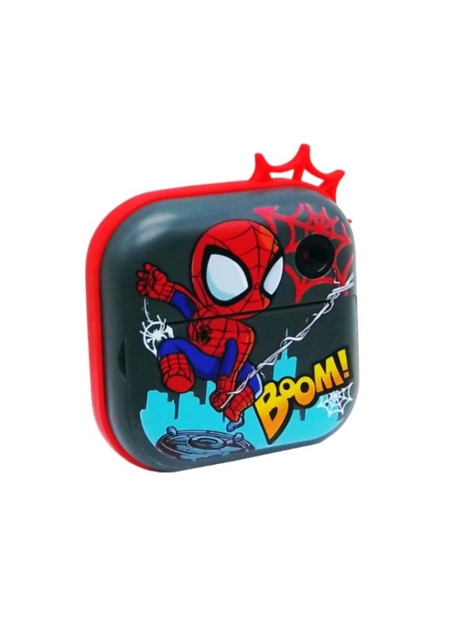 Spiderman Theme Print Camera kid-friendly digital camera snap photos, print them instantly in black & white - Image 2