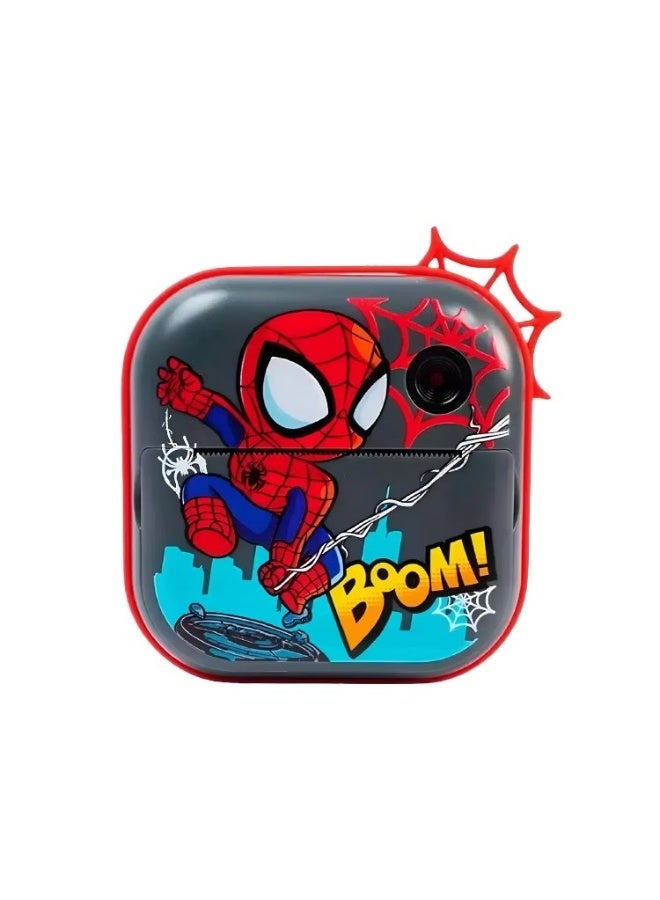 Spiderman Theme Print Camera kid-friendly digital camera snap photos, print them instantly in black & white - Image 1