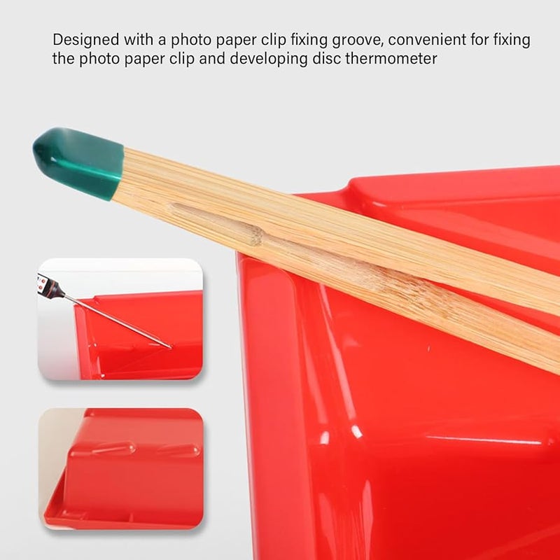 Three Colors Darkroom Film Developing Tray Professional Photo Processing Paper Developer - Image 4