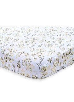 NINI Nini Baby Cot/Crib Fitted Sheet, Lovable, 100% Cotton Muslin, Soft & Breathable, Includes 1 Fitted Sheet, Size Up to 70x140 cm  - Image 4
