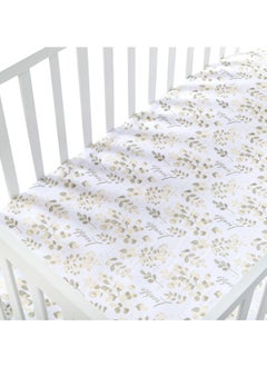 NINI Nini Baby Cot/Crib Fitted Sheet, Lovable, 100% Cotton Muslin, Soft & Breathable, Includes 1 Fitted Sheet, Size Up to 70x140 cm  - Image 3