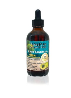 Jamaican Mango & Lime Jam. Mango & Lime Black Castor Oil Amla 4oz  - Image 1