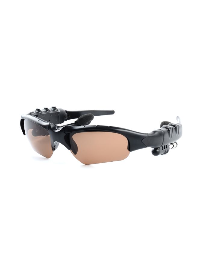 Wireless Smart Stereo BT Rotatable Eyewear Brown - Image 2