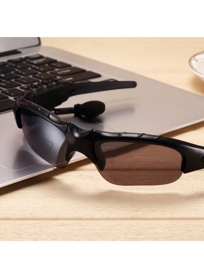 Wireless Smart Stereo BT Rotatable Eyewear Brown - Image 3