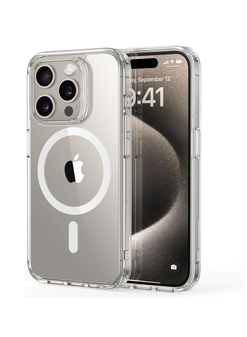 DUSALA IPhone 15 Pro Max Case Camera Control Compatible with MagSafe Shockproof Military-Grade Protection Magnetic Phone Case for iPhone 15 Pro Max Classic Hybrid Case Clear - Image 1