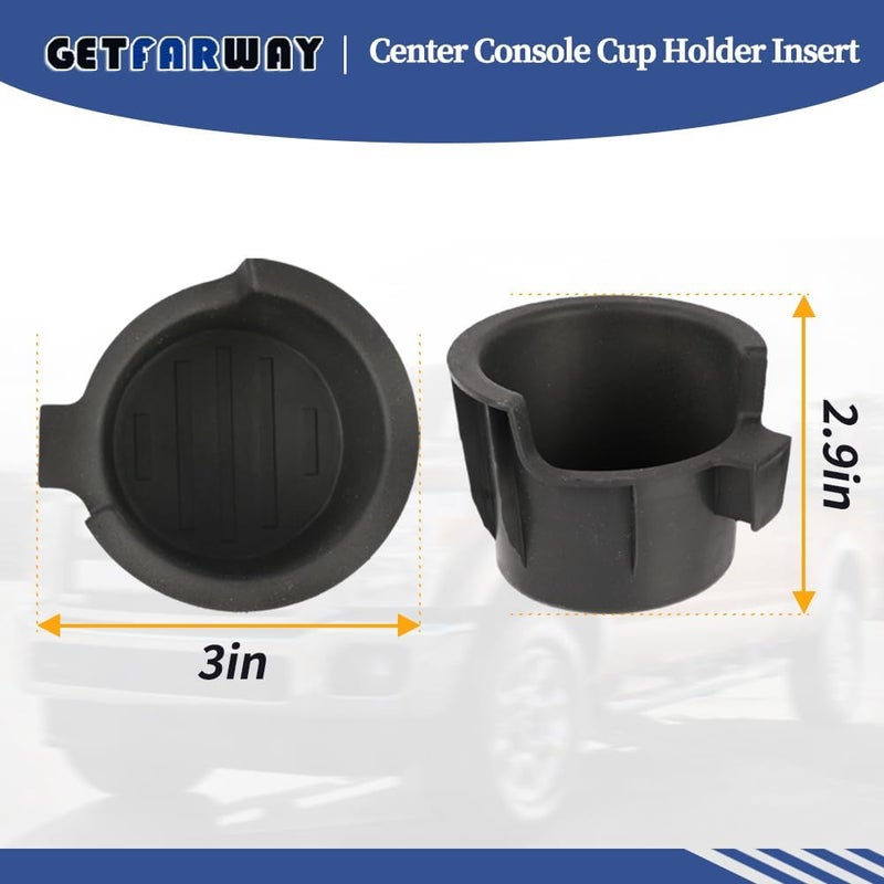 Getfarway Jump Seat Center Console Cup Holder Insert BC3Z-2813562-DA BC3Z-2813562-EA Compatible with Ford F250 F350 F450 F550 Super Duty 2011-2016 - Image 5