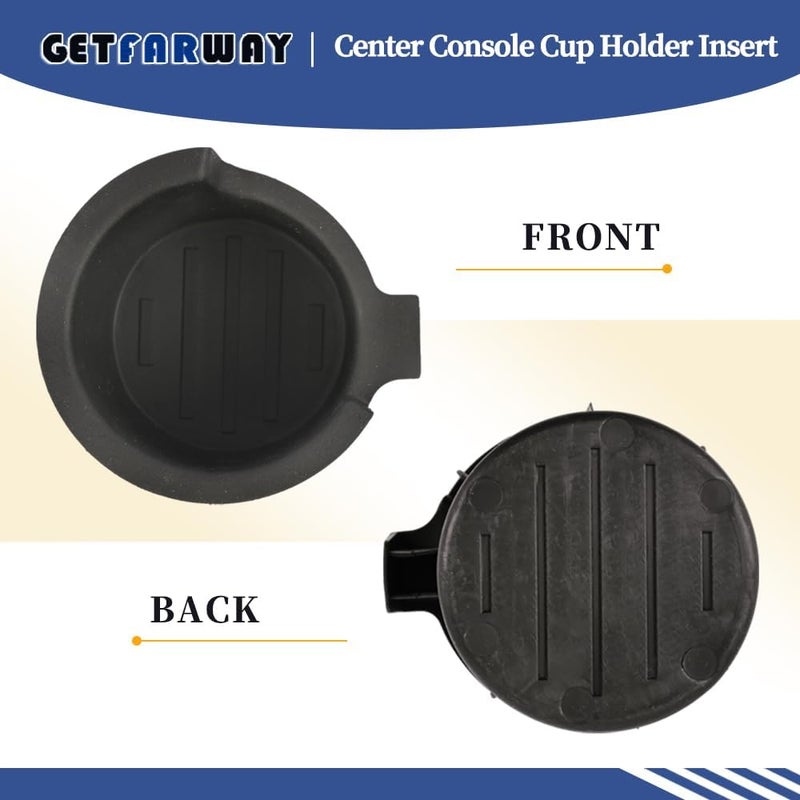 Getfarway Jump Seat Center Console Cup Holder Insert BC3Z-2813562-DA BC3Z-2813562-EA Compatible with Ford F250 F350 F450 F550 Super Duty 2011-2016 - Image 4
