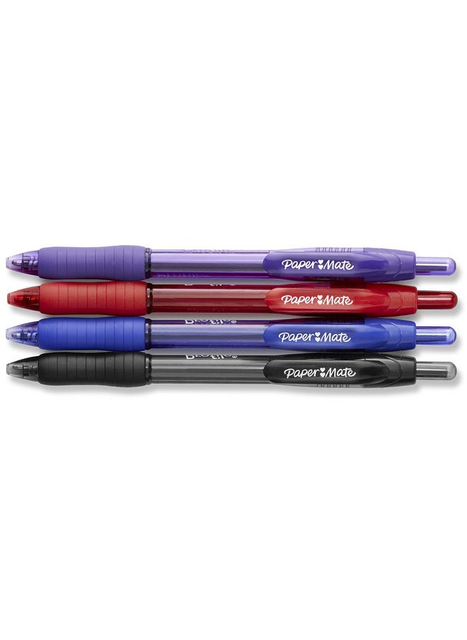 Paper Mate Profile Retractable Ballpoint Pens Bold Point Assorted Colors 4 Pack  - Image 3