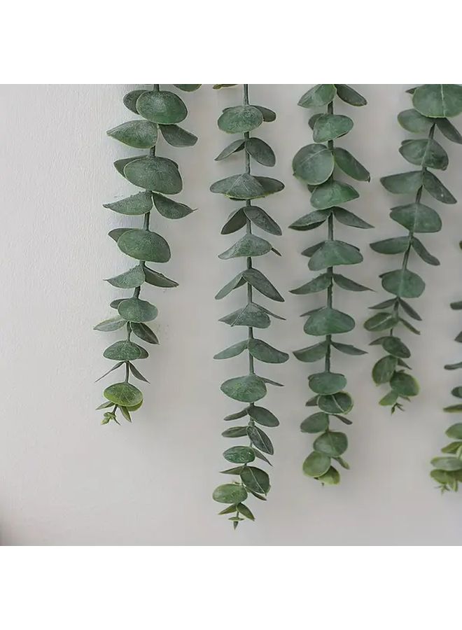 Bohemian Artificial Eucalyptus Leaf Wall Hanging Decor 1pc Home Bedroom Living Room Wedding Gift - Image 5