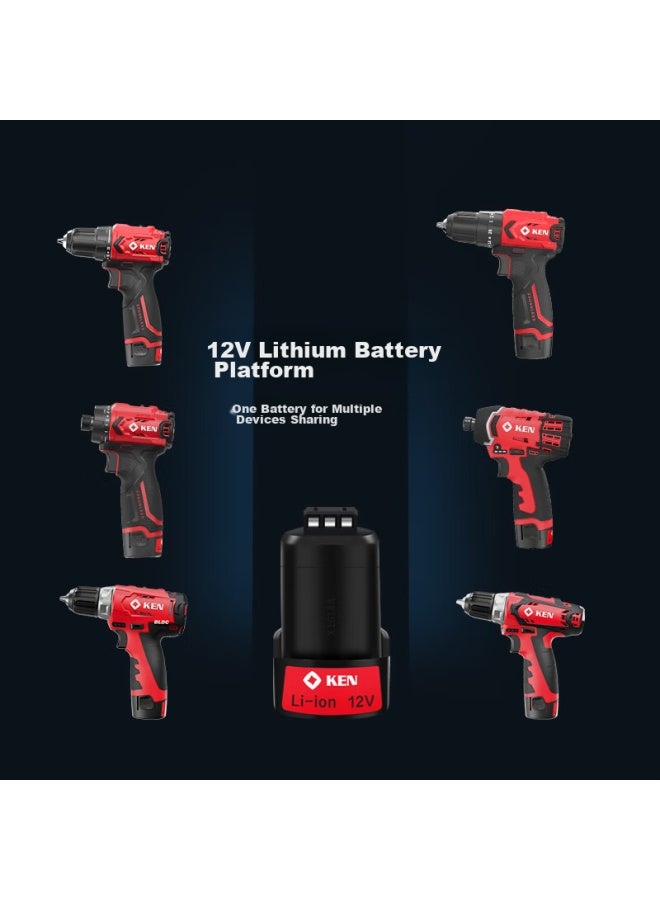 KEN Ruiqi Lithium-ion Brushless Drill Bl7212-20c, Cordless Drill, 12v Screwdriver, Electric Tool For Home Use - Image 4