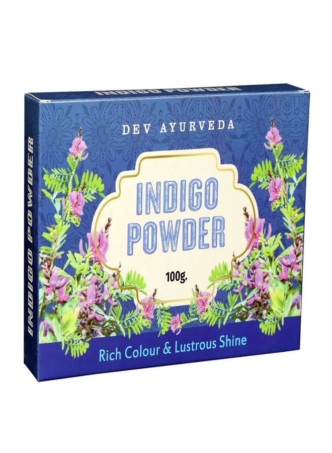 Dev Ayurveda Indigo Powder 200Gm. (100gm X 2 Packs) ORGANIC || 100% Natural & Safe - Image 1