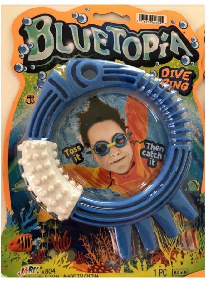 Ja-Ru Blue Topia Dive Rings, Green-Orange-Blue - Image 2