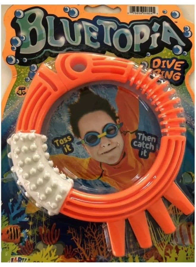 Ja-Ru Blue Topia Dive Rings, Green-Orange-Blue - Image 4