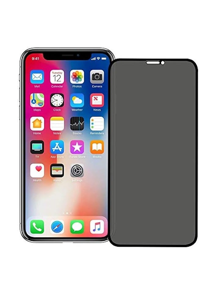 PROMASS Phone XR/iPhone 11 Privacy Screen Protector, [Full Coverage] [Case Friendly] Anti-Spy 9H Hardness Tempered Glass Screen Protectors,for iPhone XR/iPhone 11 - Image 1