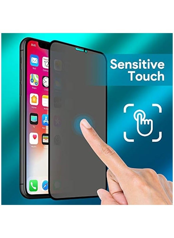 PROMASS Phone XR/iPhone 11 Privacy Screen Protector, [Full Coverage] [Case Friendly] Anti-Spy 9H Hardness Tempered Glass Screen Protectors,for iPhone XR/iPhone 11 - Image 4