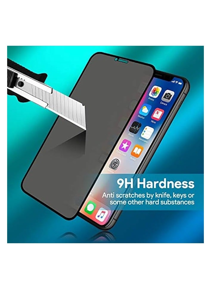 PROMASS Phone XR/iPhone 11 Privacy Screen Protector, [Full Coverage] [Case Friendly] Anti-Spy 9H Hardness Tempered Glass Screen Protectors,for iPhone XR/iPhone 11 - Image 5