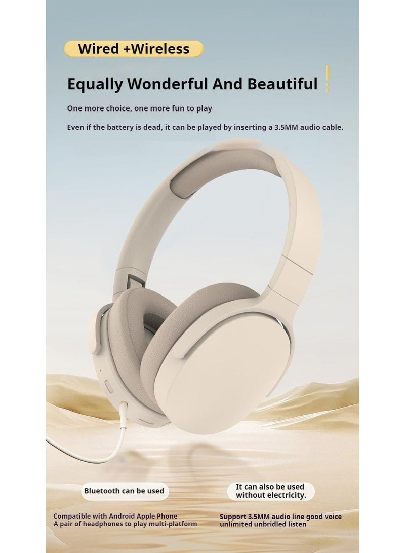 Stereo Surround Sound Headsets Long Life Wireless Bluetooth Headphone Sports Noise Reduction Earphone  - Image 4