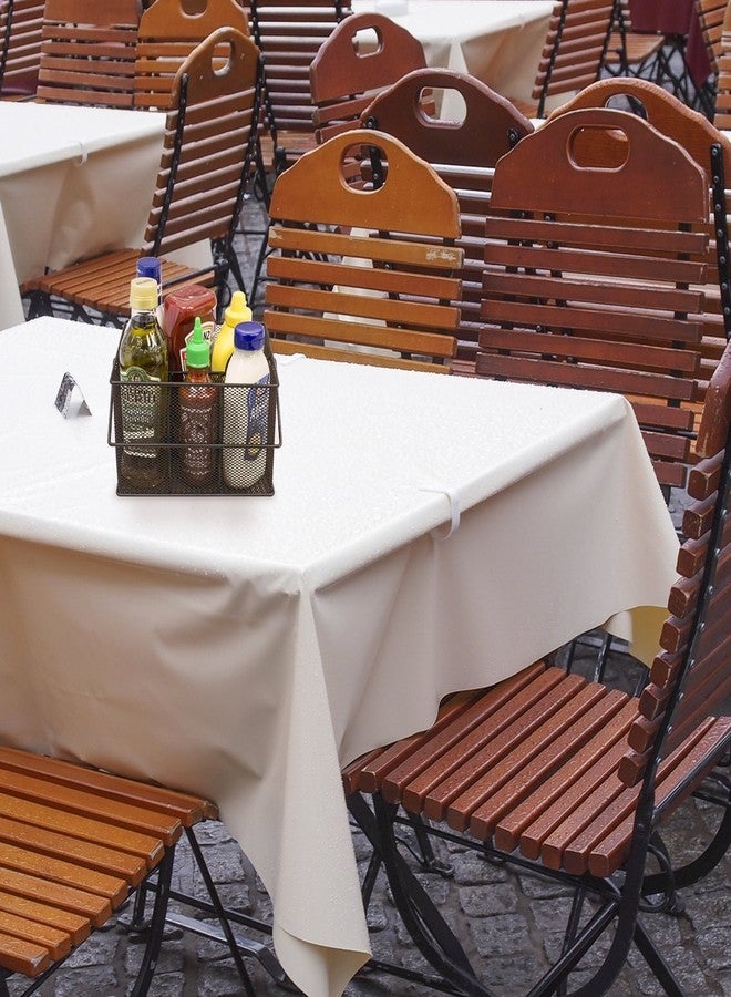 Sorbus® Utensil Caddy - Silverware, Napkin Holder, and Condiment Organizer - Multi-Purpose Steel Mesh Caddy-Ideal for Kitchen, Dining, Entertaining, Tailgating, Picnics, and much more (Bronze) - Image 5