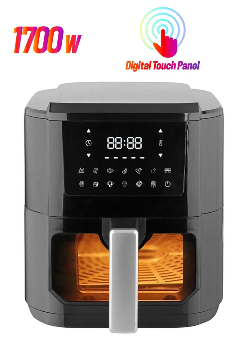 DAEWOO Air Fryer, With Digital Panel, And Rapid Hot Air Circulation For Frying, Grilling, Broiling, Roasting, And Baking - 2 Years Warranty - Image 1