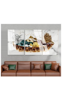 Tableau Wall Hanging High-quality digitally printed wall-mounted poster with a scratch-resistant and color-protective coating - 3pcs Multi color