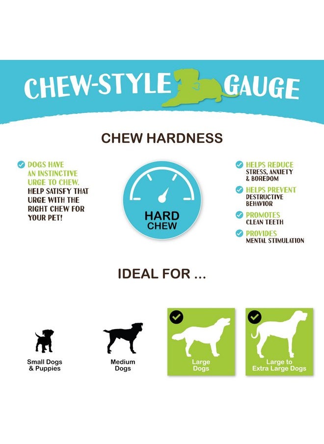 Raw Paws - Raw Paws 10-inch Compressed Rawhide Bones for Dogs, 2-Count - Packed in USA - Long Lasting Dog Chews - Natural Pressed Rawhides - Large Dog Bones - Raw Hide Bones for Aggressive Chewers - Image 1