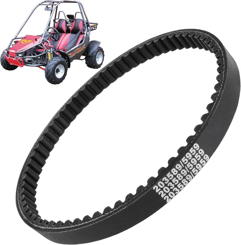 Jiayan 30 Series Go Kart Drive Belt KT196 - Replacement for Manco 5959, Comet 203589, Murray 12-8487 (5 Pcs) - Image 1