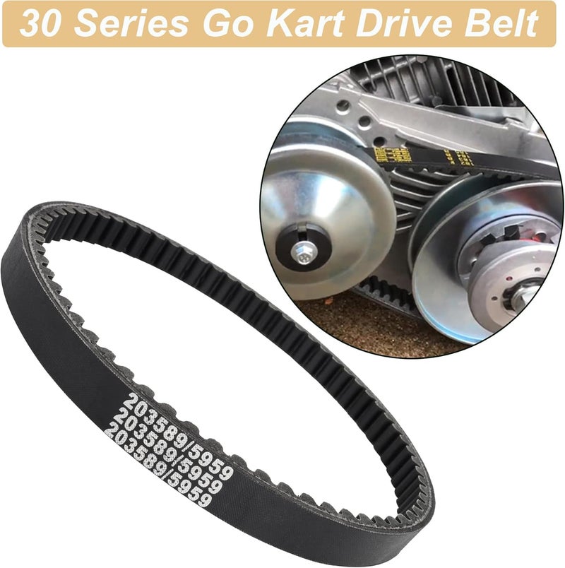 Jiayan 30 Series Go Kart Drive Belt KT196 - Replacement for Manco 5959, Comet 203589, Murray 12-8487 (5 Pcs) - Image 4