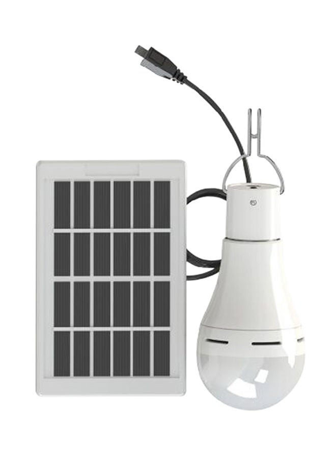 نيبمينينت مصباح يعمل بالطاقة الشمسية ويتكون من 20 لمبة LED مع خطاف تعليق أبيض 7وات - Image 1