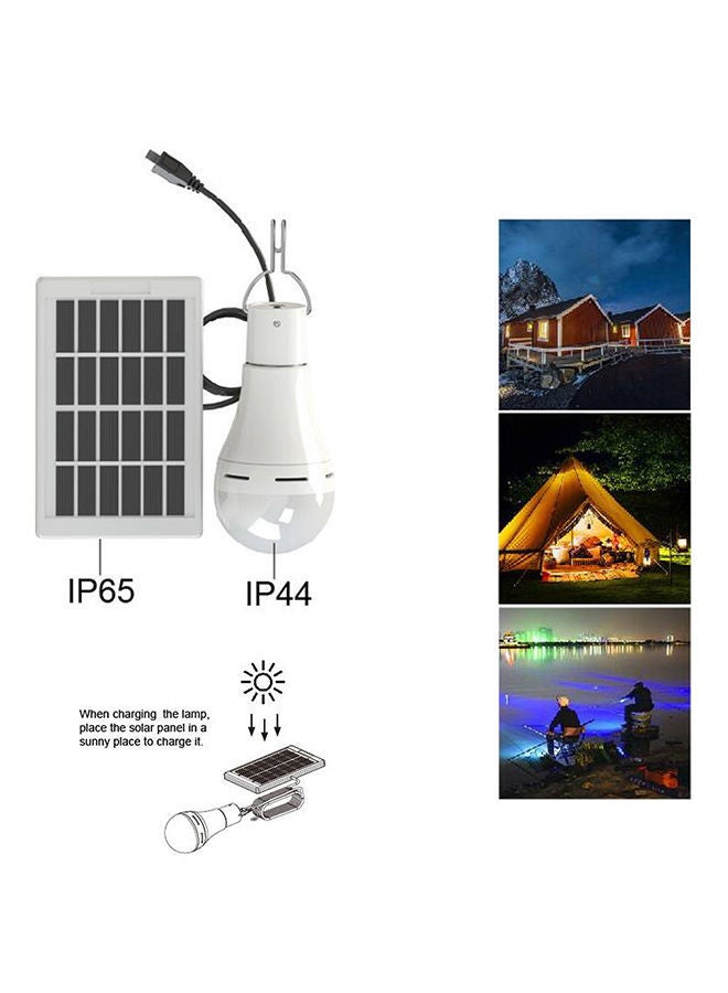 نيبمينينت مصباح يعمل بالطاقة الشمسية ويتكون من 20 لمبة LED مع خطاف تعليق أبيض 7وات - Image 4