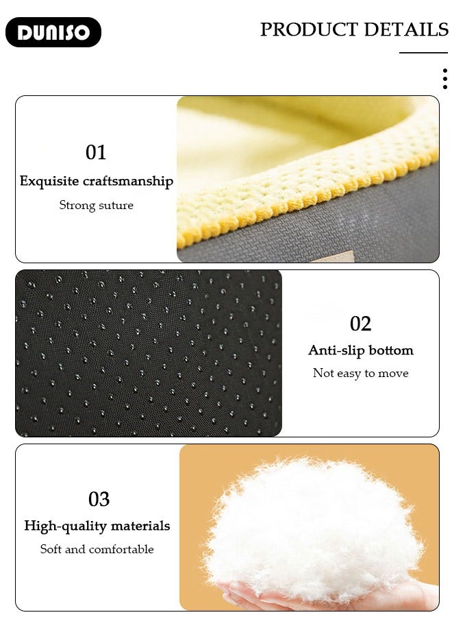 DUNISO Dog Bed, Non-Slip Pet Sofa Lounger Puppy Couch Removable Machine Washable Cover Cushion Big Cat Kennel Cot, Medium Large Adult Dogs Kitten Sleeping Mattress  - Image 5