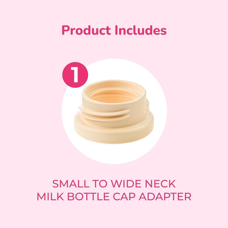Spectra  Bottle Adapter for Narrow Baby Bottles  Compatible with Breast Shield for Spectra Milk Pump - Image 2