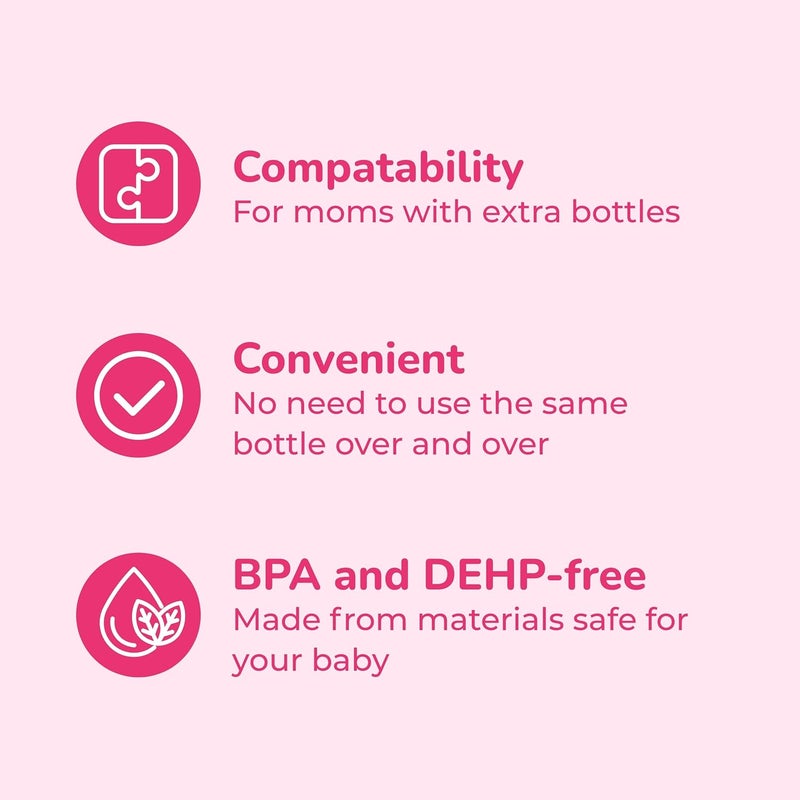 Spectra  Bottle Adapter for Narrow Baby Bottles  Compatible with Breast Shield for Spectra Milk Pump - Image 4