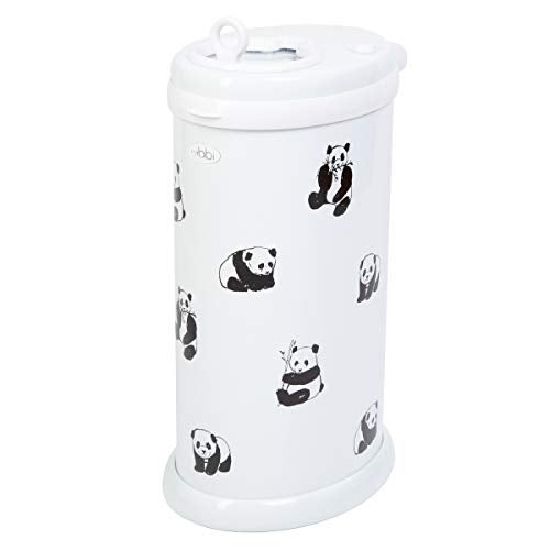 Ubbi Panda Peel and Stick Decal Stickers, Decorative Sticker for Diaper Pail or Baby Nursery - Image 1