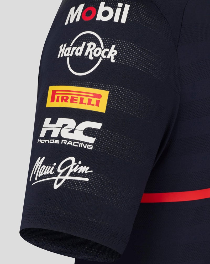 Castore Red Bull Racing F1 Team Men's Polo Shirt - Navy | Official 2025 Formula 1 Team Merchandise | Short Sleeve | Polo Shirt | Pack of 1 - Image 5