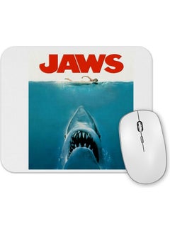 Print Shop Jaws Horror Horror Movie Spielberg Crossover Mouse Pad