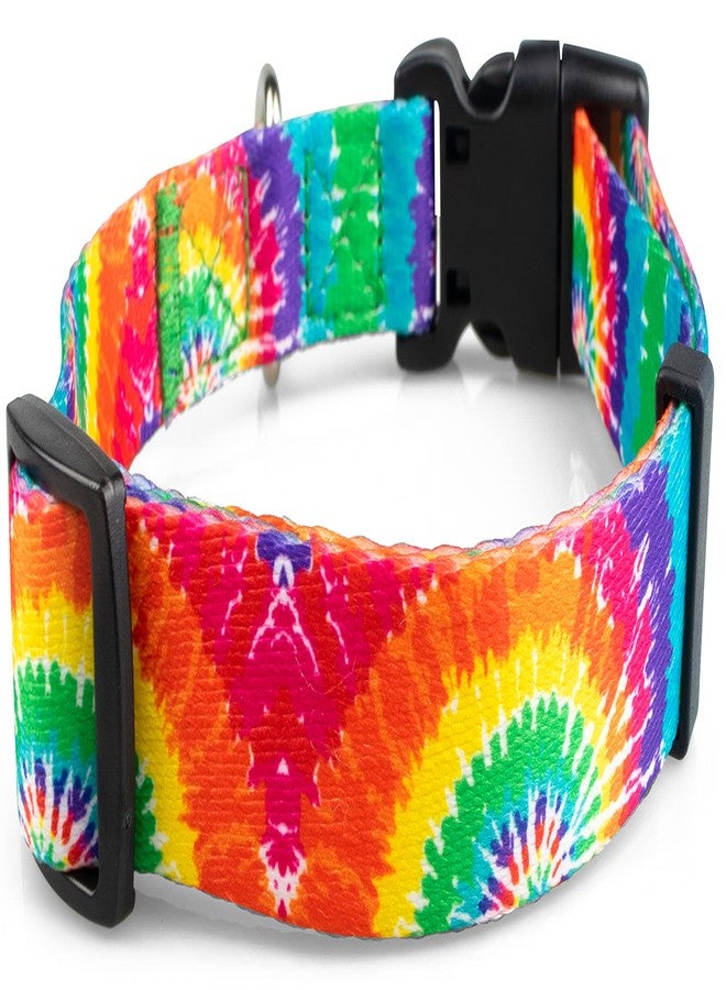 Limeloot Tie Dye Dog Collar for Female and Male Dogs, Medium - Image 2
