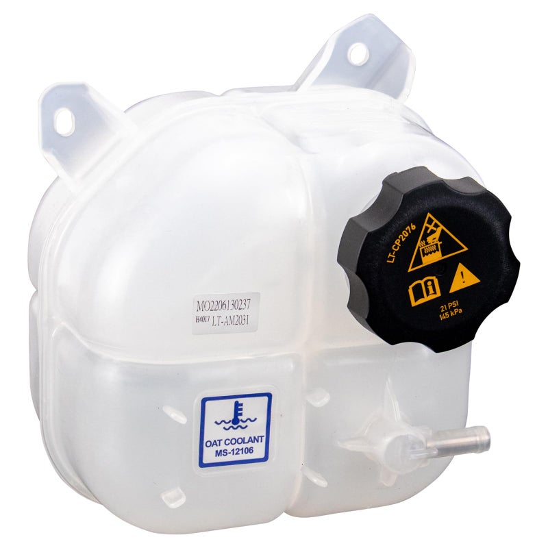 TRQ Radiator Coolant Reservoir Expansion Tank Overflow Bottle Compatible with 20152017 Chrysler 200 20142018 Jeep Cherokee CH3014161