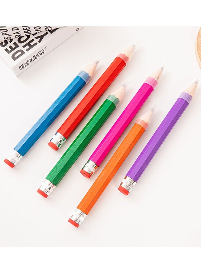 ZVEV 3 Pieces Giant Pencils, Big Wooden Pencil 14 Inch Giant Pencil Props Big Jumbo Extra Large Pencil Funny Novelty Comically Giant Pencil for Kids School Home Office Supplies Party Favors - Image 4