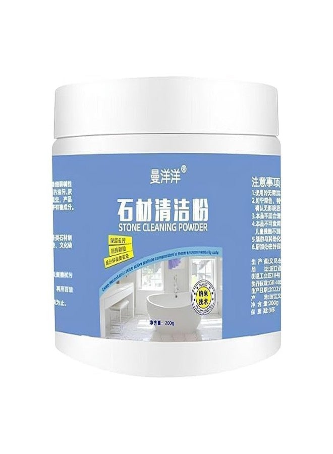 Redvant Stone Marble Cleaner Powder, Granite Cleaning Powder for Floor Cleaner Remove Bathroom, Toilet, Kitchen, Bedroom, Living Room, Office, Home (200 gm) - Image 1