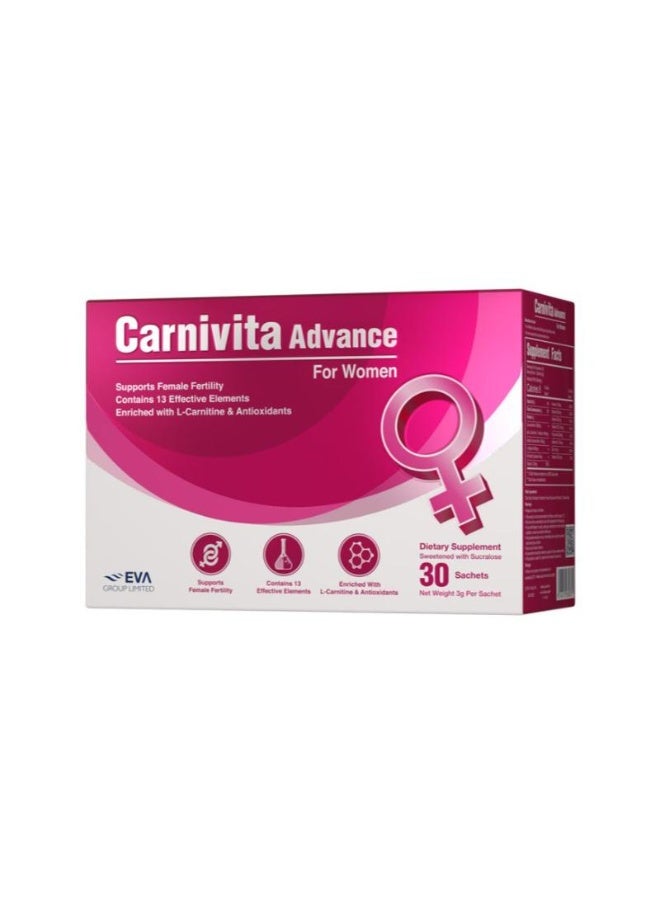 EVA Pharma Carnivita Advance for Women, 30 Sachets