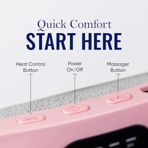 MildCares Period Cramp Massager Belt – Cordless Rechargeable Heating Pad with 3 Heat Levels & 4 Massage Modes | Portable Period Pain Relief Massager for Cramps, Back & Belly | Adjustable Belt for Women & Girls (1‑Year Warranty) - Image 2