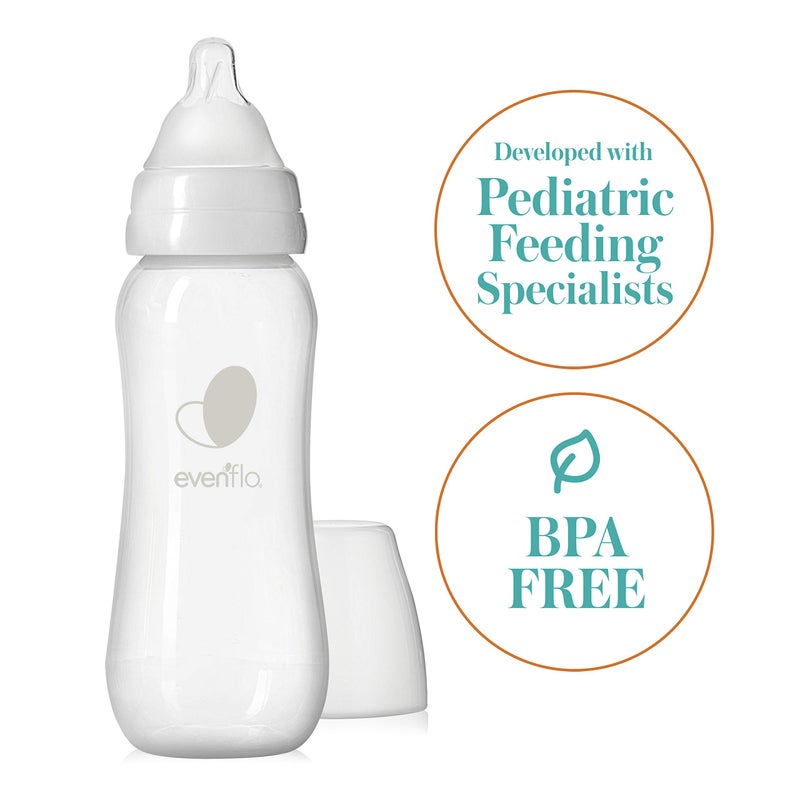 Evenflo Feeding Premium Proflo Venting Balance Plus Standard Neck Baby, Newborn and Infant Bottles - Developed by Pediatric Feeding Specialists - 9 Ounce (Pack of 6) - Image 3